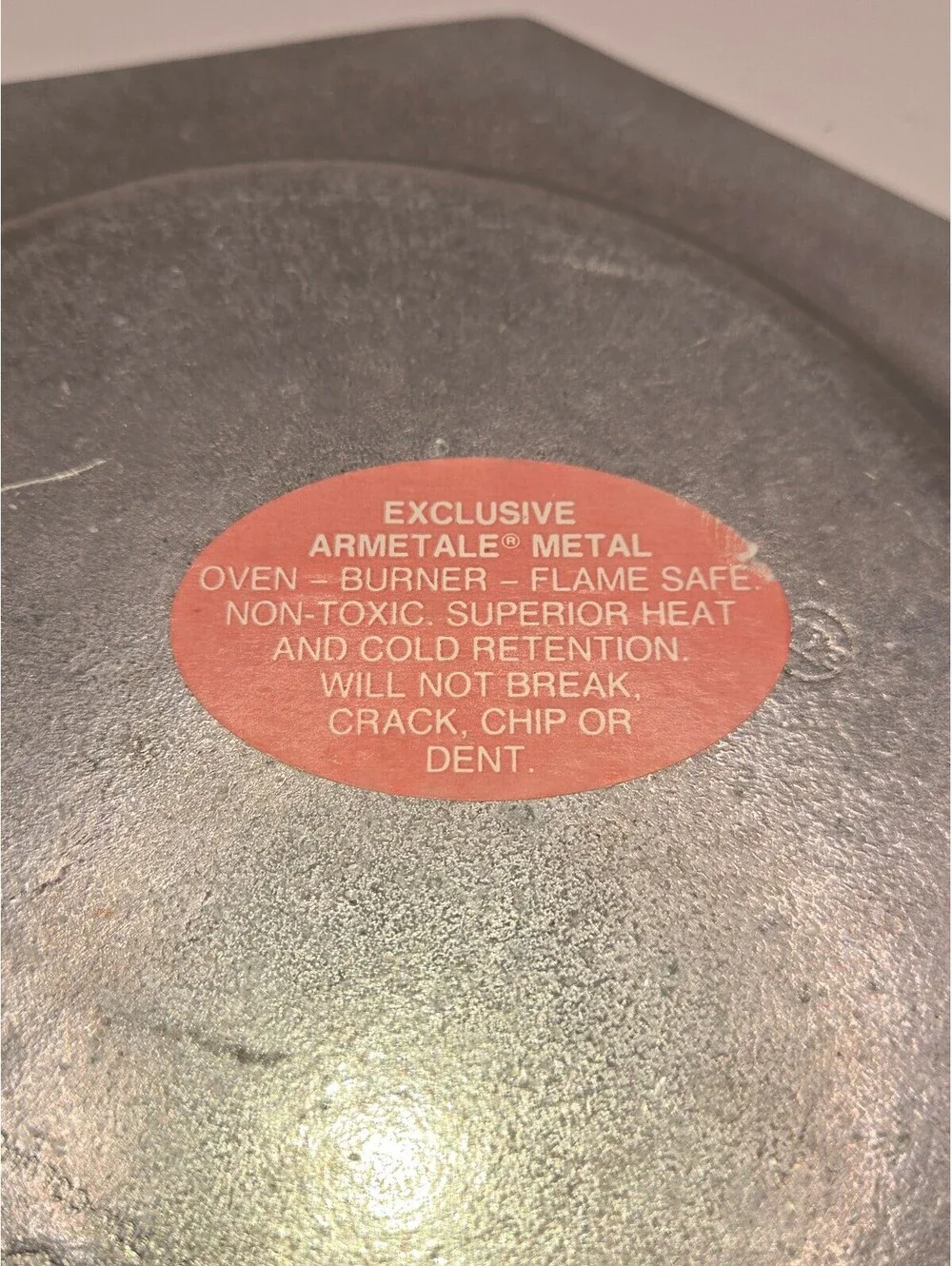 Vintage Wilton Armetale Octagonal Metal Alloy Plates 9.25” – Set of 8 (USA Made)